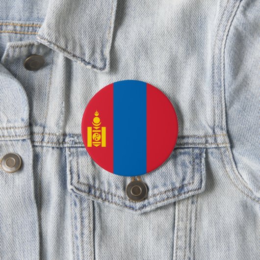 モンゴルの旗 缶バッジ (インサイチュ)