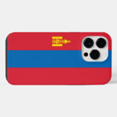 モンゴルの旗 iPhoneケース (裏面横)