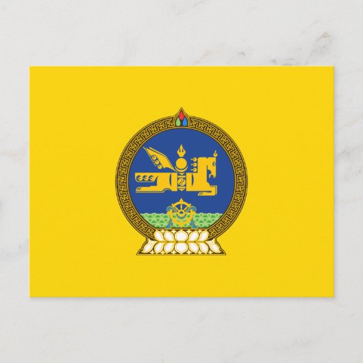 モンゴルの紋章 ポストカード (正面)