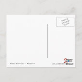 -モンゴルの郵便はがきAltai山で自転車に乗ること ポストカード (裏面)