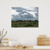 モンゴルの馬 ポスター (キッチン)