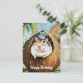 モンゴルゲルビルインココナッツハウス ポストカード (スタンド正面)