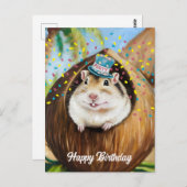 モンゴルゲルビルインココナッツハウス ポストカード (正面/裏面)