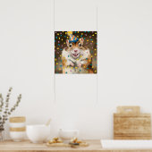 モンゴルゲルビル紙吹雪 ポスター (キッチン)