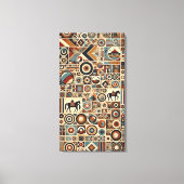 モンゴルスタイル キャンバスプリント (正面)