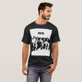 モンゴルチョップスクワッドバンドbffカップルsヴィンテージ- tシャツ (正面フル)