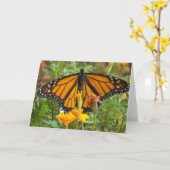 モンゴルハガクレタハガネのグリーティングカード カード (黄色い花)