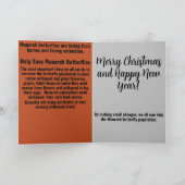 モンゴルハチョウを救おう サンキューカード (内部)