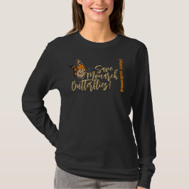 モンゴルハチョウを救おう Tシャツ