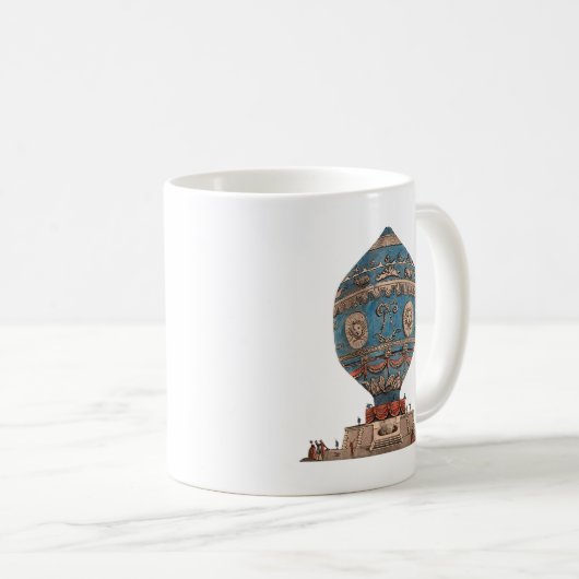 モンゴルファイアエロスタティックホットエアバルーン コーヒーマグカップ (正面右)