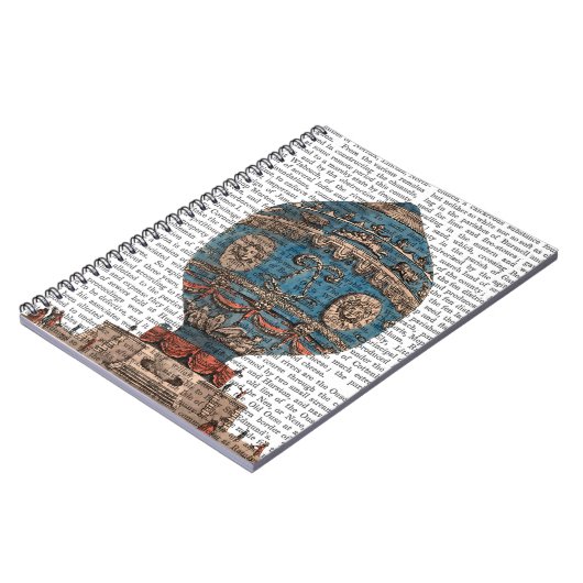 モンゴルファイアエロスタティックホットエアバルーン ノートブック (左側)