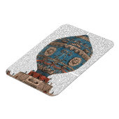 モンゴルファイアエロスタティックホットエアバルーン マグネット (左側)