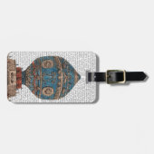 モンゴルファイアエロスタティックホットエアバルーン ラゲッジタグ (正面横)