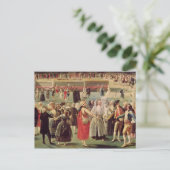 モンゴルファイアバルーンの上昇 ポストカード (スタンド正面)