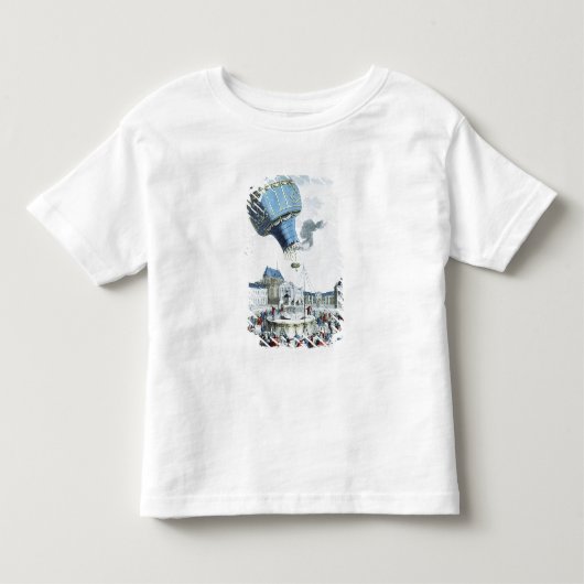 モンゴルファイア兄弟の気球の上昇 トドラーTシャツ (正面)