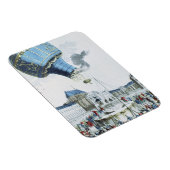 モンゴルファイア兄弟の気球の上昇 マグネット (右側)