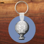 モンゴルファイヤヴィンテージ熱気球 キーホルダー (正面)