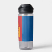 モンゴルボトル愛国的モンゴル国旗 ウォーターボトル (背面)