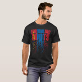 モンゴルルーツモンゴル伝統国旗 Tシャツ (正面フル)