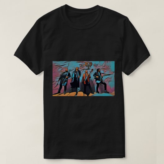 モンゴルロックバンドザクラシックフーTシャツ Tシャツ (デザイン正面)
