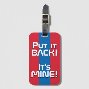 モンゴル国おもしろい旗 ラゲッジタグ