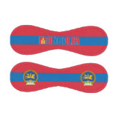 モンゴル国旗とコート・オブ・アームズ 野球ボール (パネル)