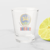 モンゴル国旗とモンゴルの愛国者/スポーツ ショットグラス (裏面)