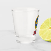 モンゴル国旗とモンゴルの愛国者/スポーツ ショットグラス (左)