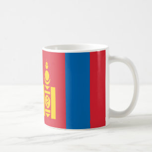 モンゴル国旗のセラミックマグカップ コーヒーマグカップ
