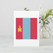 モンゴル国旗の紋章 カード (スタンド正面)