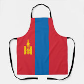 モンゴル国旗 エプロン (正面)