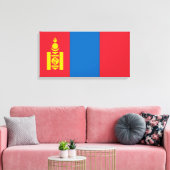 モンゴル国旗 キャンバスプリント (インサイチュ (リビング))