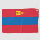 モンゴル国旗 ゴルフタオル (横)