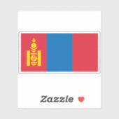 モンゴル国旗 シール (シート)