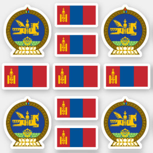 モンゴル国旗 シール