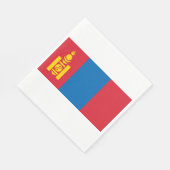 モンゴル国旗 スタンダードランチョンナプキン (角)