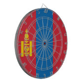 モンゴル国旗 ダーツボード (正面左)