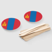 モンゴル国旗 ハンドファン (組立なし)