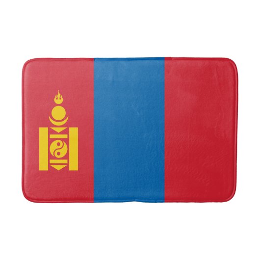 モンゴル国旗 バスマット (正面)