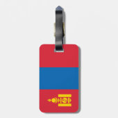 モンゴル国旗 ラゲッジタグ (裏面縦)