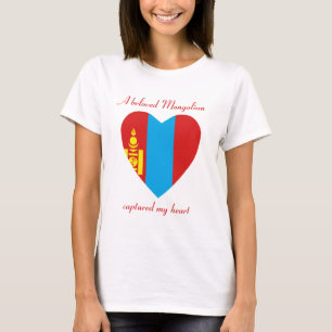 モンゴル国旗Tシャツ Tシャツ