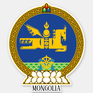 モンゴル国軍愛国コート シール