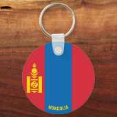 モンゴル国魅力的旗 キーホルダー (正面)