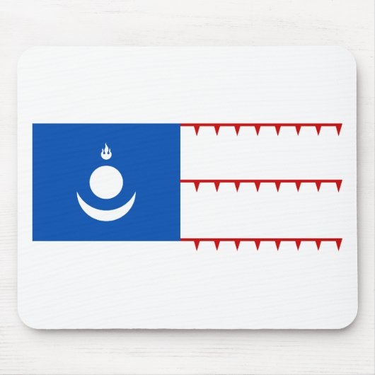 モンゴル帝国旗 マウスパッド (正面)