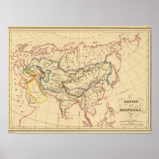 モンゴル帝国 ポスター (正面)