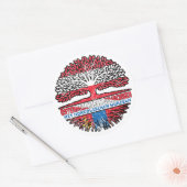 モンゴル語モンゴル語ヨーステリーヒッシュオステリーイクバウム ラウンドシール (封筒)