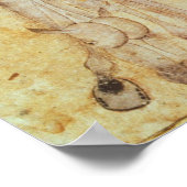 モンゴル遊牧民キャンプ、15世紀 ポスター (角)