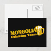 モンゴル飲料チーム ポストカード (正面/裏面)