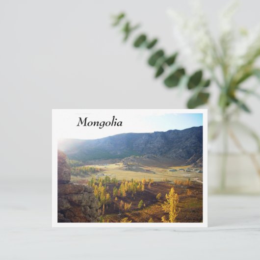 モンゴル ポストカード (スタンド正面)