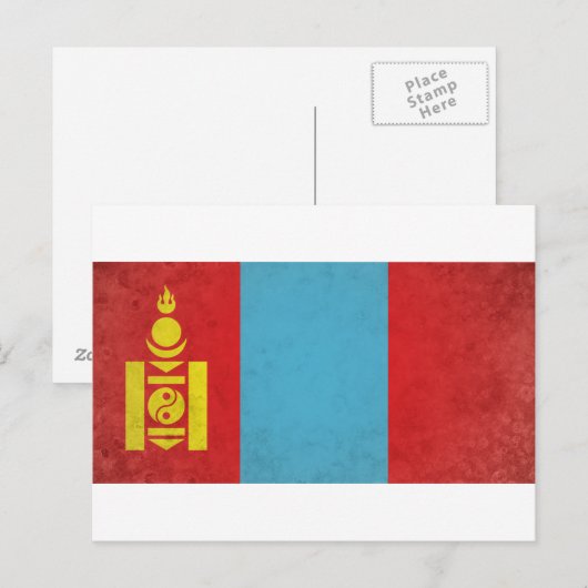 モンゴル ポストカード (正面/裏面)
